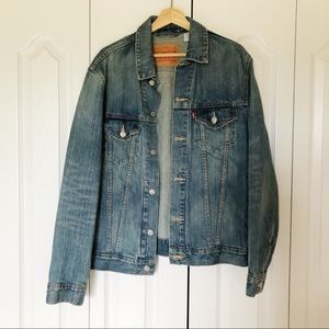 xo scanners hooded denim jacket